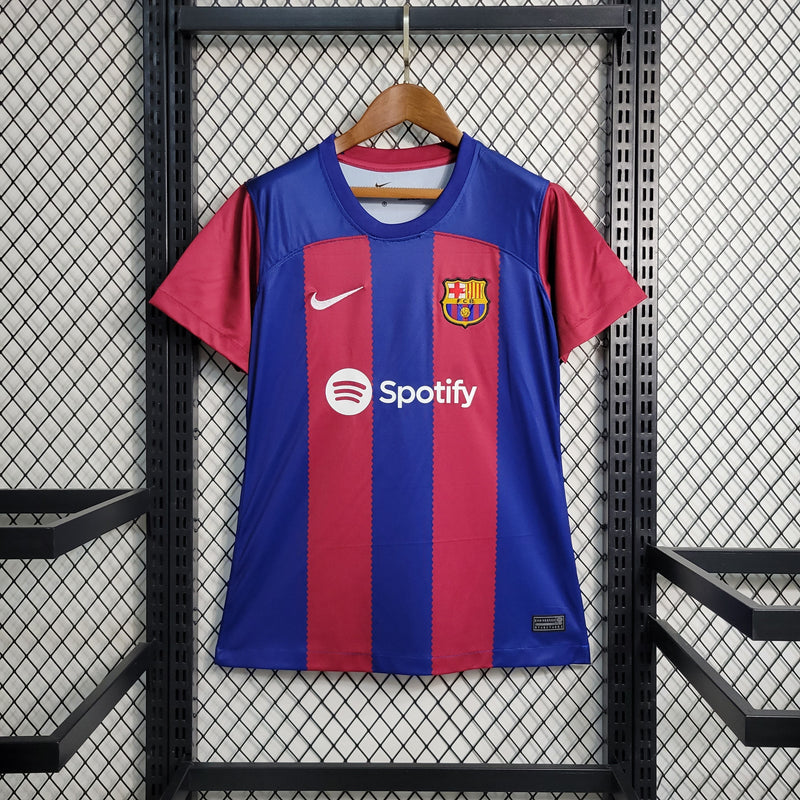 Camisa Barcelona Home 23/24 - Versão Feminina