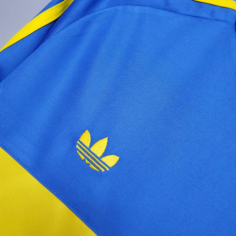 Camisa Boca Juniors Home 1981 - Versão Retro Manga Longa