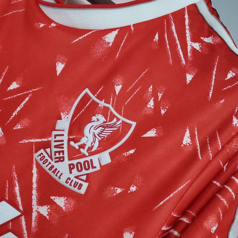 Camisa Liverpool Home 89/91 - Versão Retro
