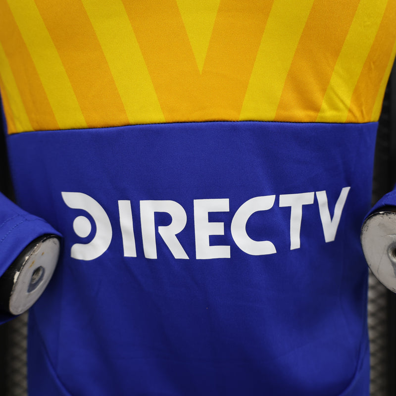Camisa Boca Juniors Home 24/25 - Versão Jogador Manga Longa