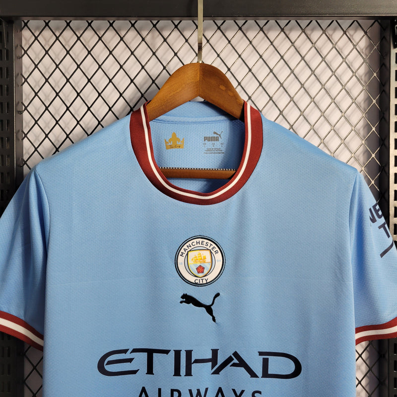 Camisa Manchester City Home 22/23 - Versão Torcedor