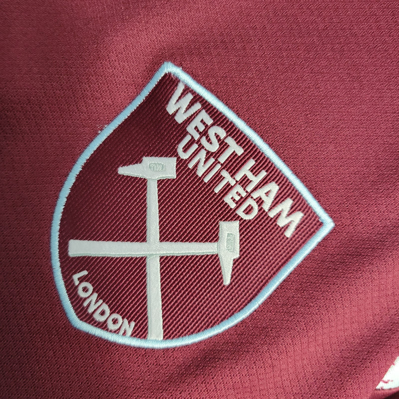 Camisa West Ham Home 22/23 - Versão Torcedor