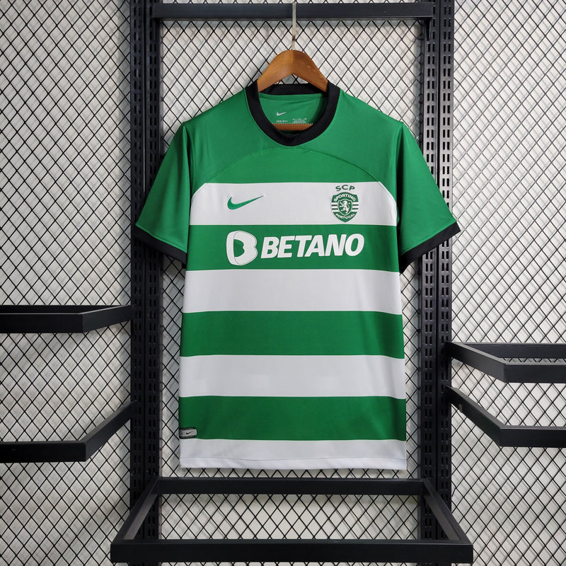 Camisa Sporting Home 23/24 - Versão Torcedor