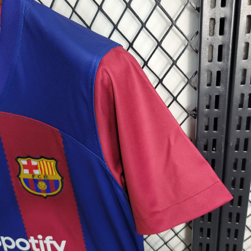 Camisa Barcelona Home 23/24 - Versão Feminina