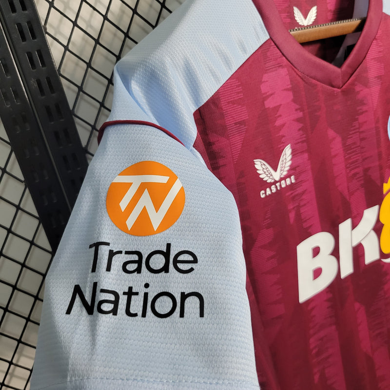 Camisa Aston Villa Home 23/24 - Versão Torcedor