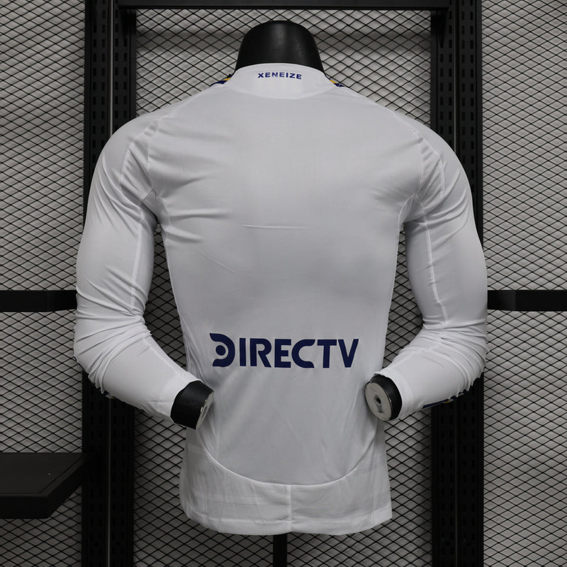 Camisa Boca Juniors Away 24/25 - Versão Jogador Manga Longa