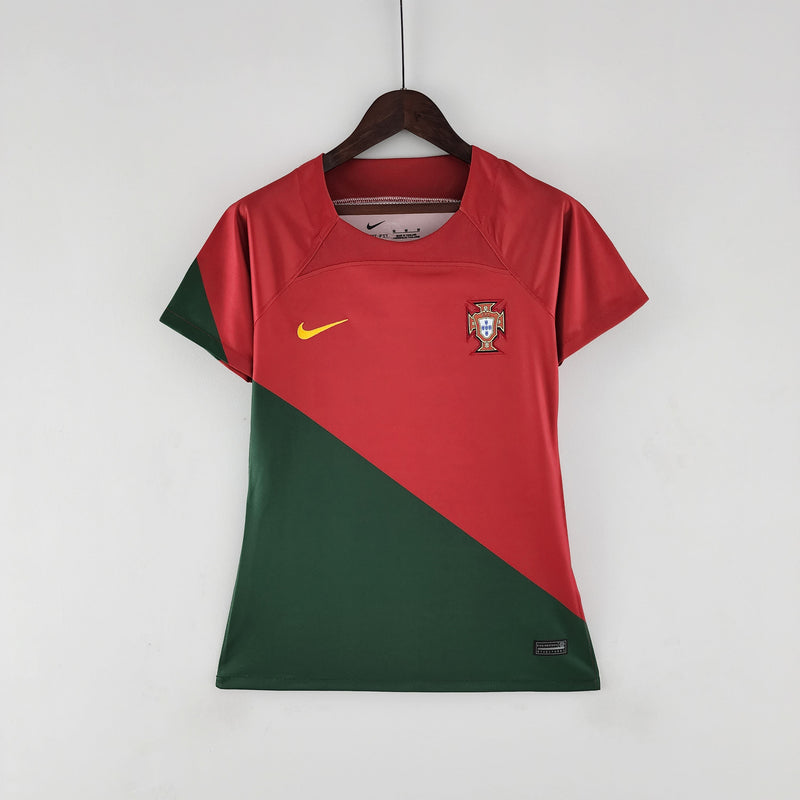 Camisa Portugal Home 22/23 - Versão Feminina