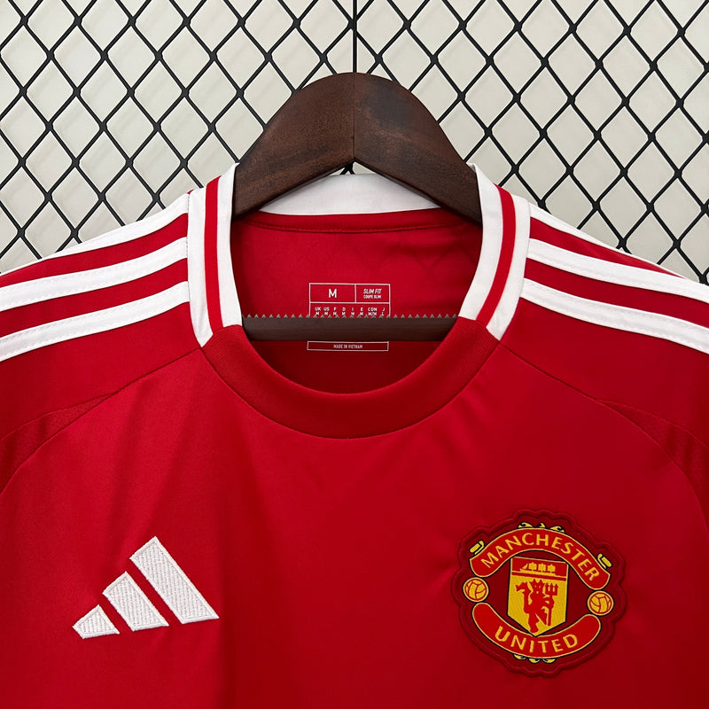 Camisa Manchester United Home 24/25 - Versão Torcedor