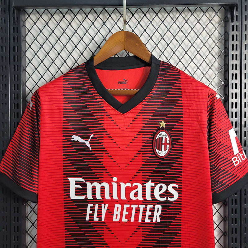 Camisa Milan Home 23/24 - Versão Torcedor