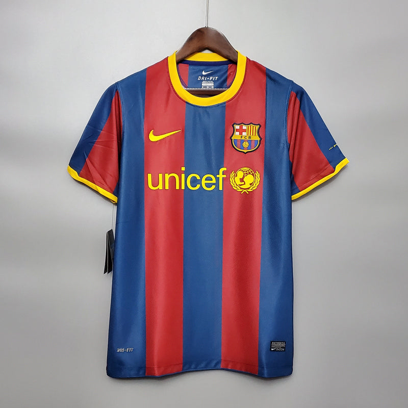 Camisa Barcelona Home 10/11 - Versão Retro