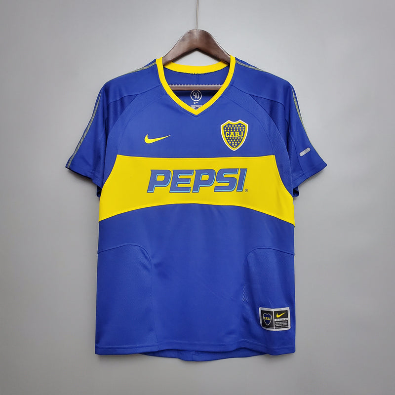 Camisa Boca Juniors Home 03/04 - Versão Retro