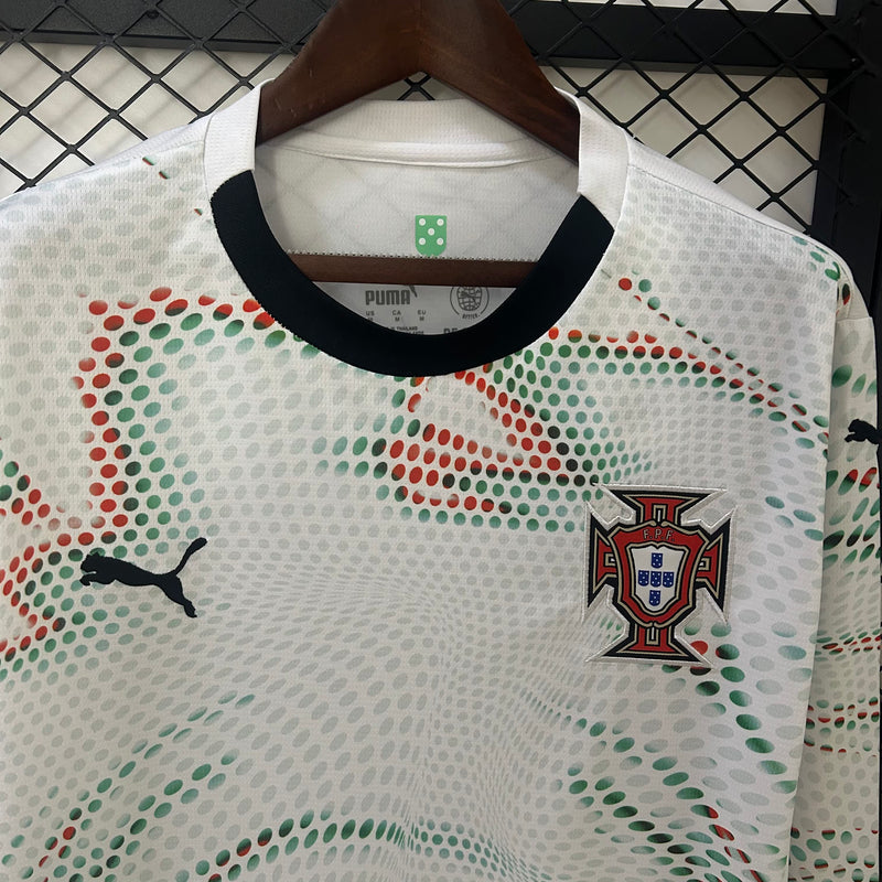 Camisa Portugal Away 25/26 - Versão Torcedor Manga Longa
