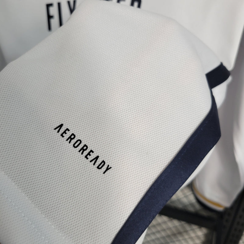 Camisa Real Madrid Home 23/24 - Versão Torcedor Manga Longa