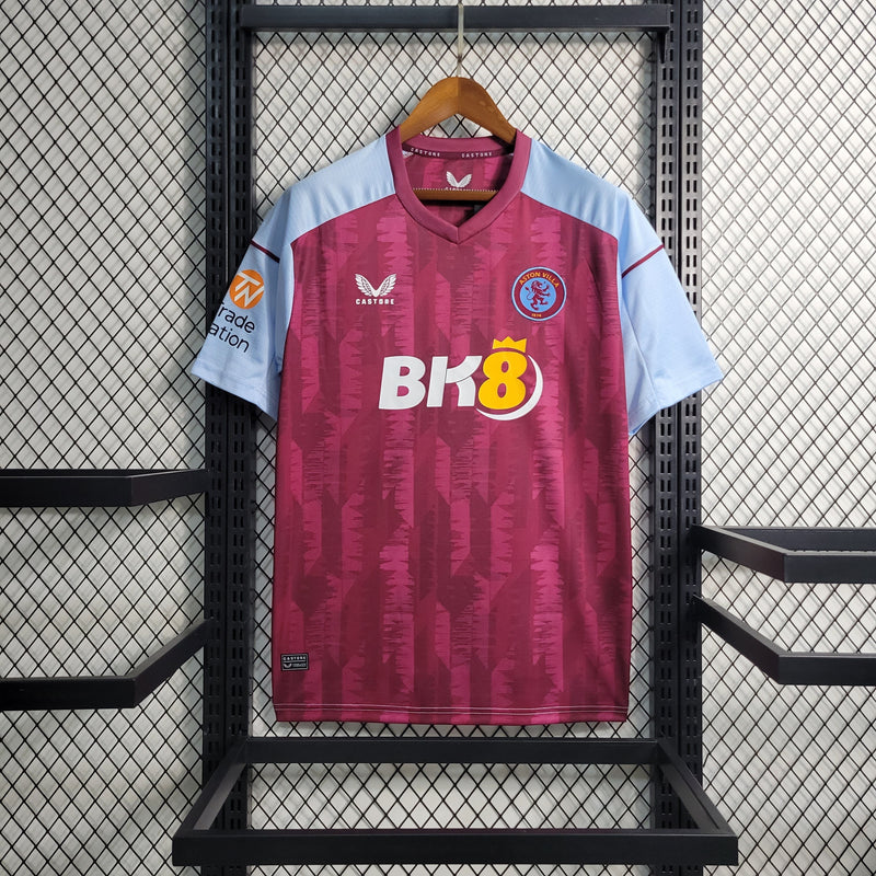 Camisa Aston Villa Home 23/24 - Versão Torcedor