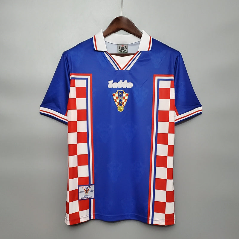 Camisa Croácia Away 1998 - Versão Retro
