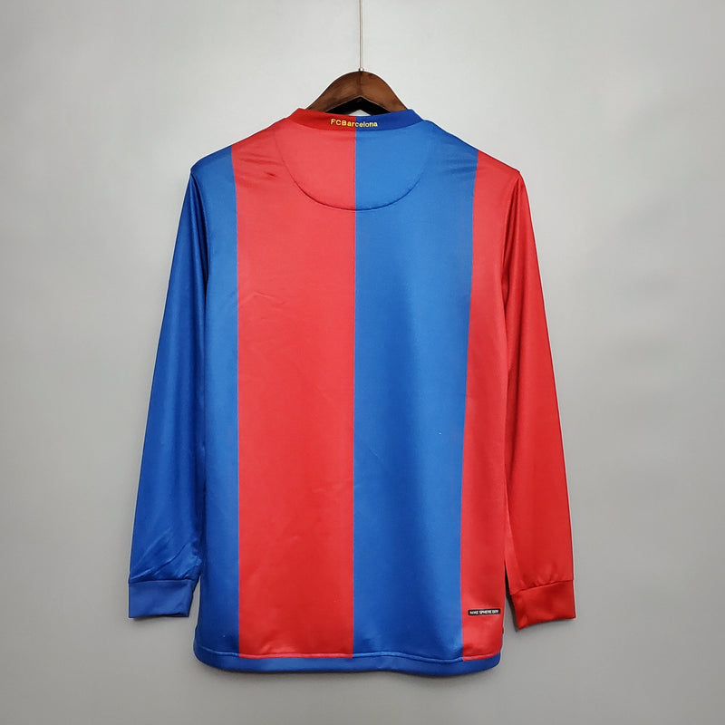 Camisa Barcelona Home 06/07 - Versão Retro Manga Longa
