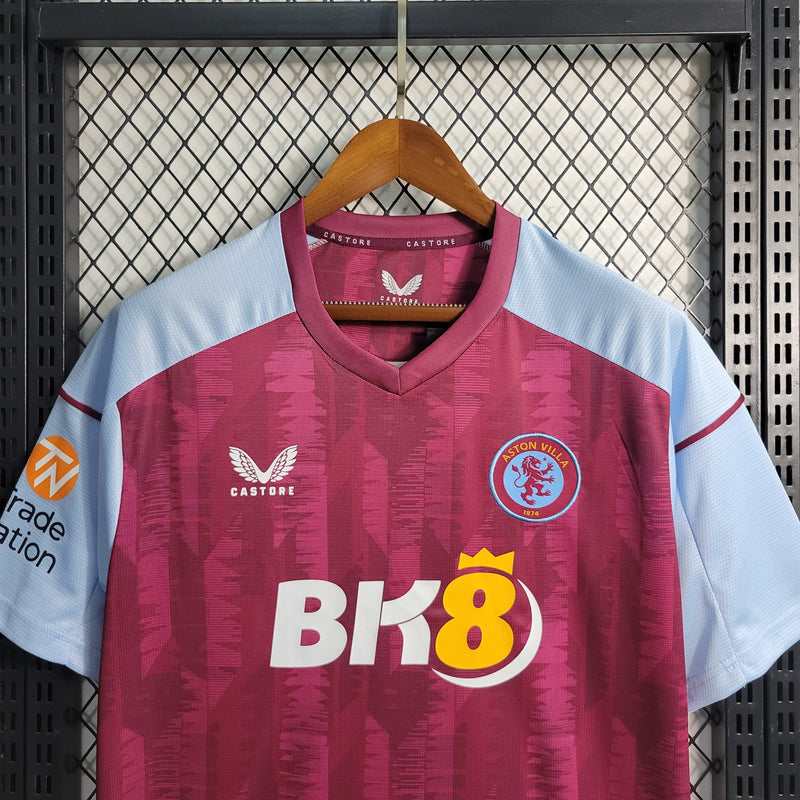 Camisa Aston Villa Home 23/24 - Versão Torcedor
