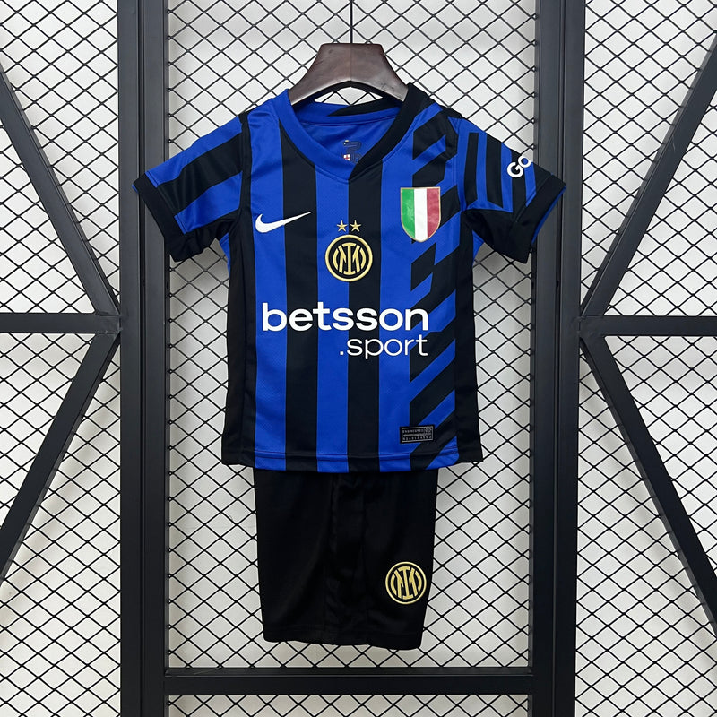 Kit Infantil Inter de Milão Home 24/25