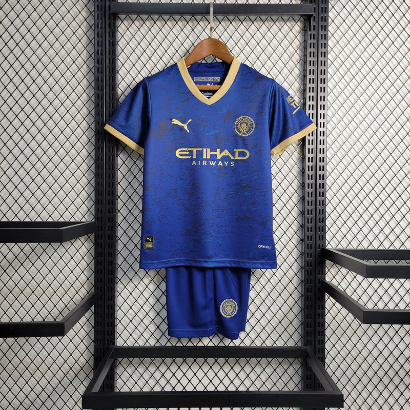 Kit Infantil Manchester City Edição Especial 23/24