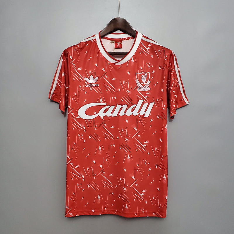 Camisa Liverpool Home 89/91 - Versão Retro