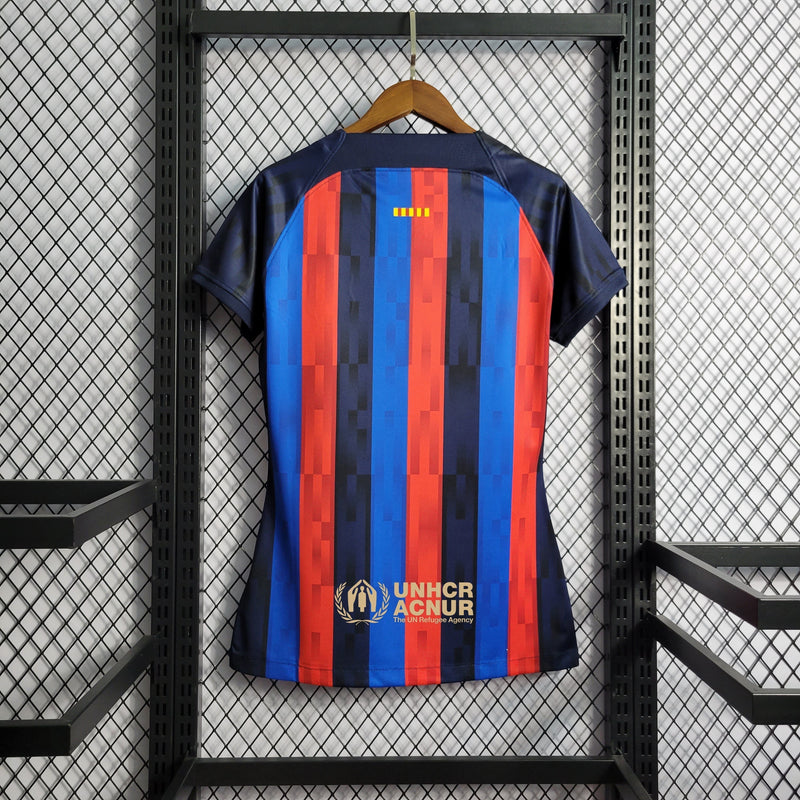Camisa Barcelona Home 22/23 - Versão Feminina