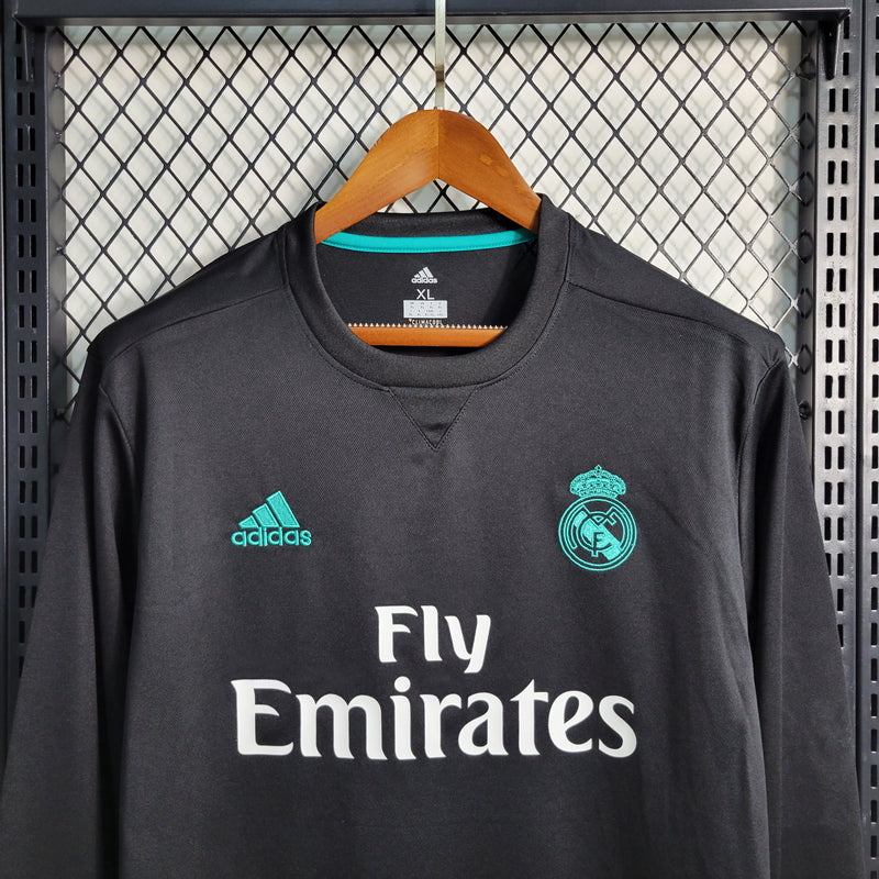 Camisa Real Madrid Third 17/18 - Versão Retro Manga Longa