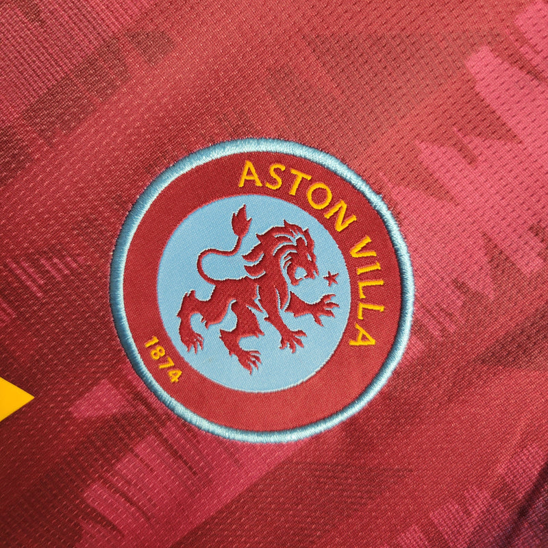 Camisa Aston Villa Home 23/24 - Versão Torcedor