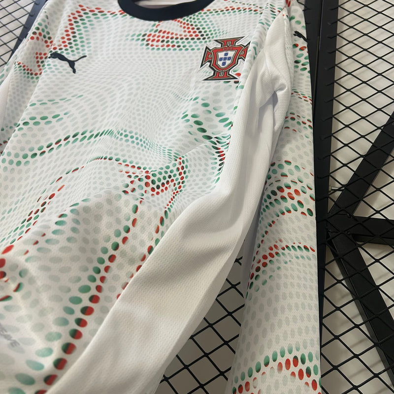 Camisa Portugal Away 25/26 - Versão Torcedor Manga Longa