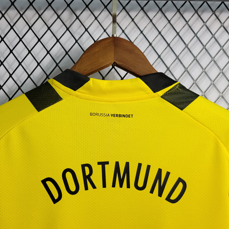 Camisa Borussia Dortmund Home 22/23 - Versão Feminina