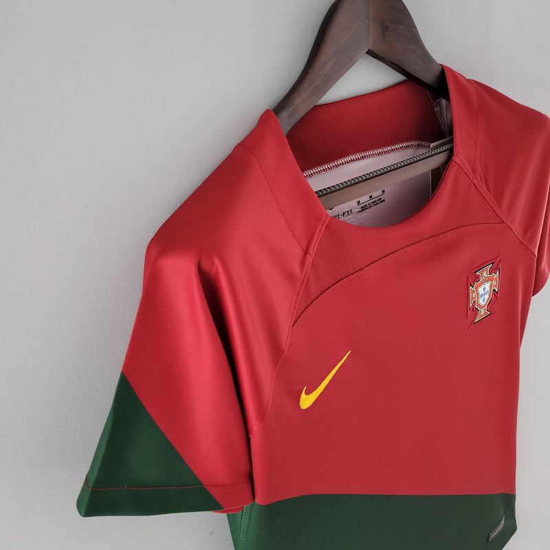 Camisa Portugal Home 22/23 - Versão Feminina