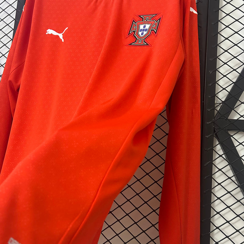 Camisa Portugal Home 25/26 - Versão Torcedor Manga Longa