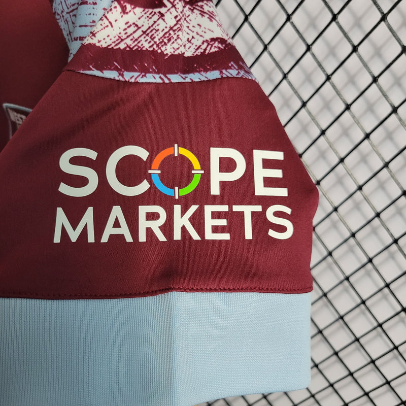 Camisa West Ham Home 22/23 - Versão Torcedor