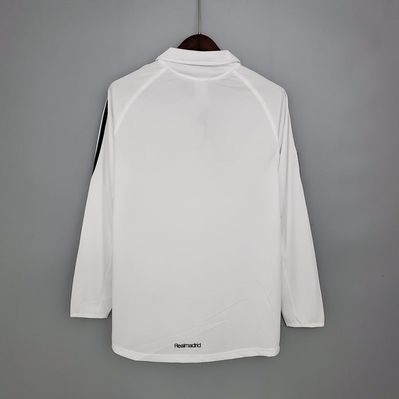 Camisa Real Madrid Home 05/06 - Versão Retro Manga Longa