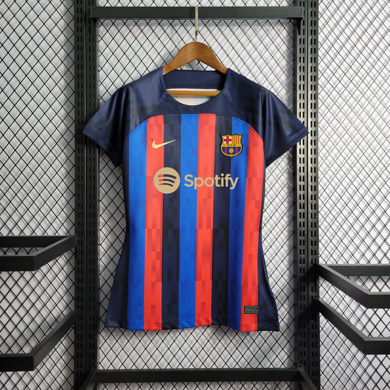 Camisa Barcelona Home 22/23 - Versão Feminina