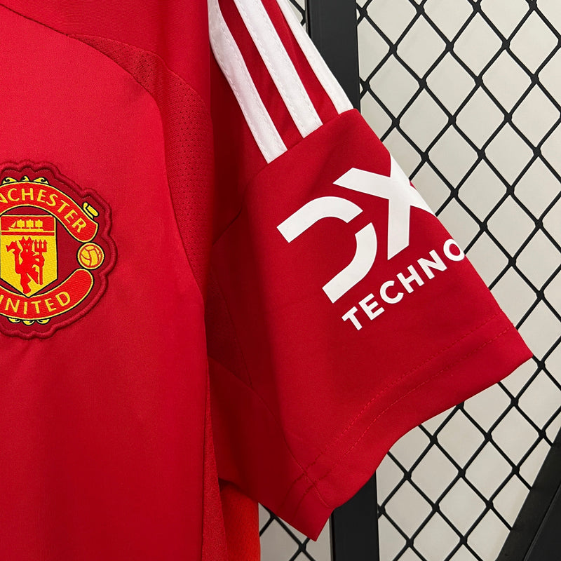 Camisa Manchester United Home 24/25 - Versão Torcedor