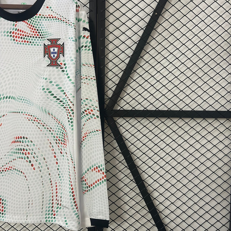 Camisa Portugal Away 25/26 - Versão Torcedor Manga Longa