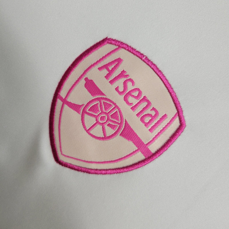 Camisa Arsenal Treino Branco 23/24 - Versão Torcedor