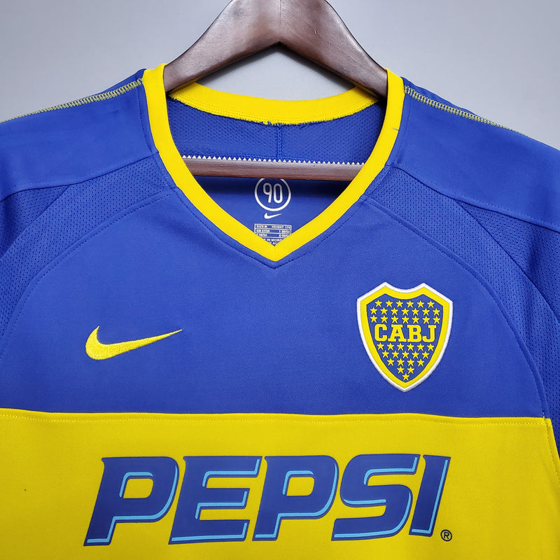 Camisa Boca Juniors Home 03/04 - Versão Retro