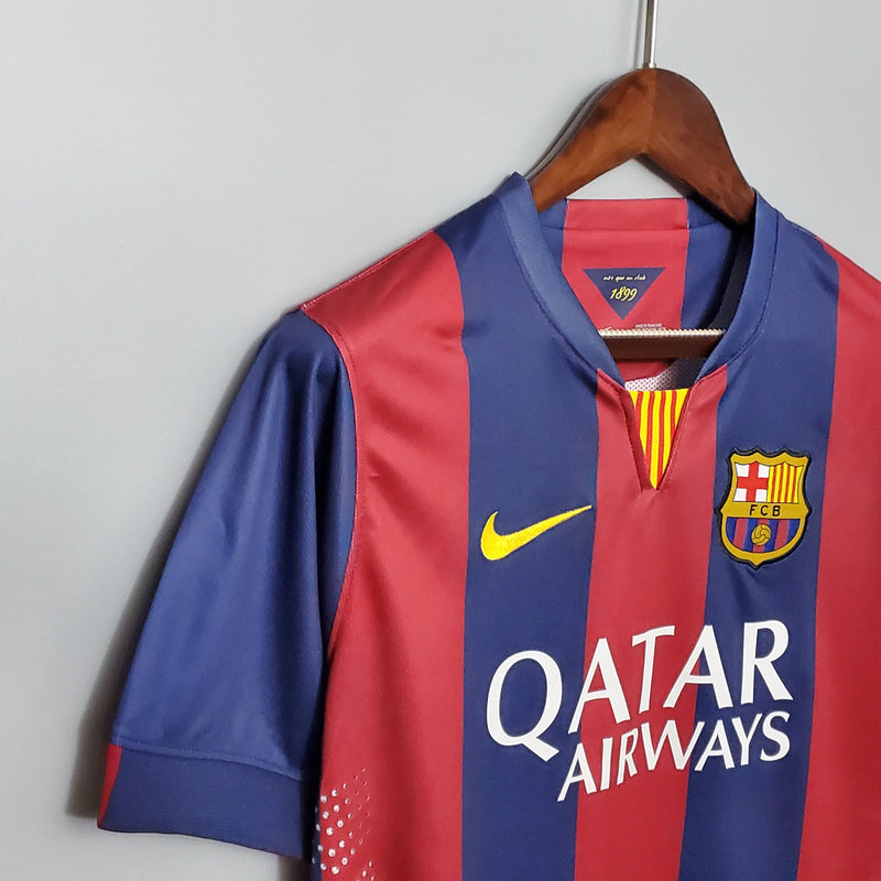 Camisa Barcelona Home 14/15 - Versão Retro