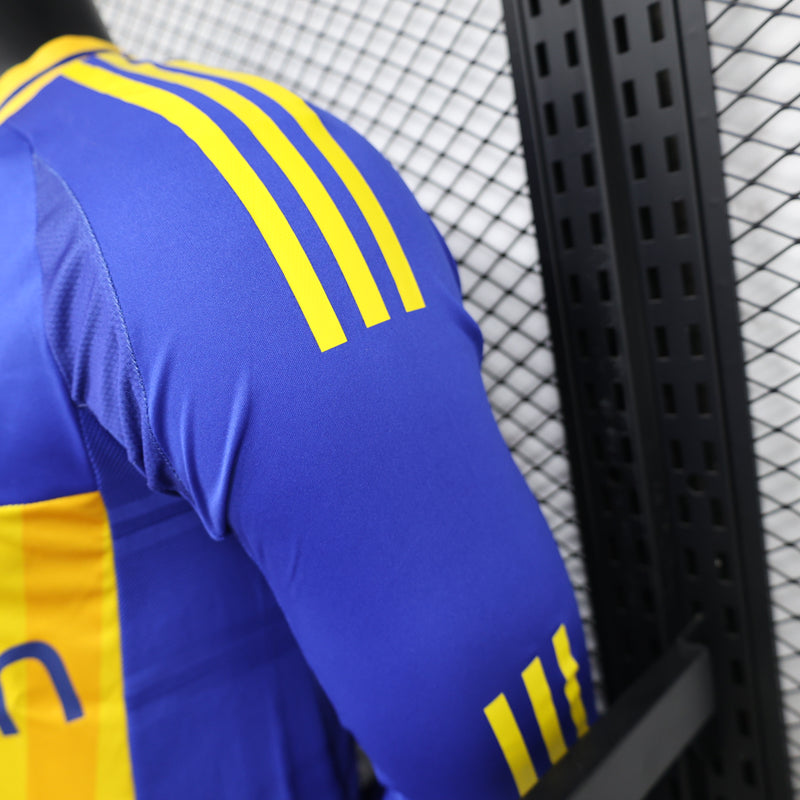 Camisa Boca Juniors Home 24/25 - Versão Jogador Manga Longa