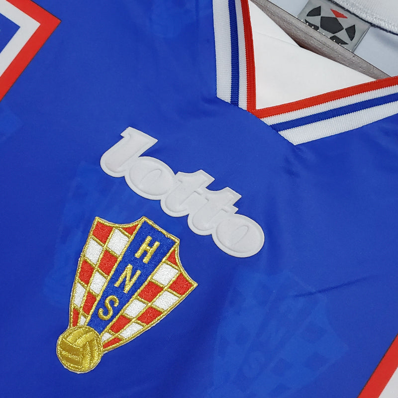 Camisa Croácia Away 1998 - Versão Retro