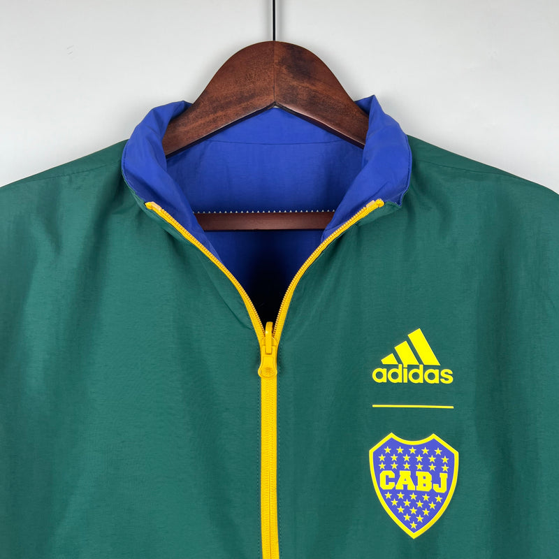 Jaqueta Corta Vento Boca Juniors Dupla Face 2023