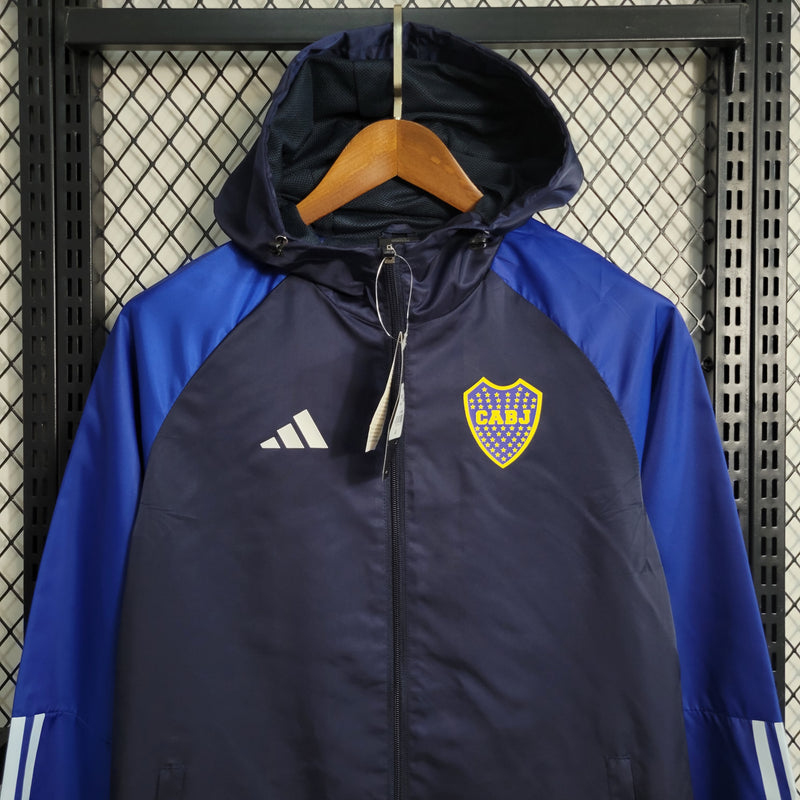 Jaqueta Corta Vento Boca Juniors - Azul Marinho
