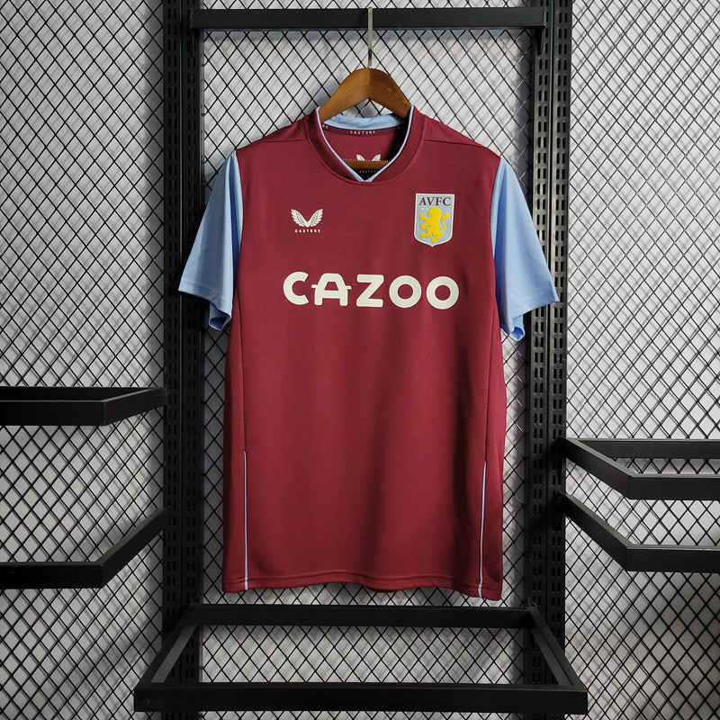 Camisa Aston Villa Home 22/23 - Versão Torcedor