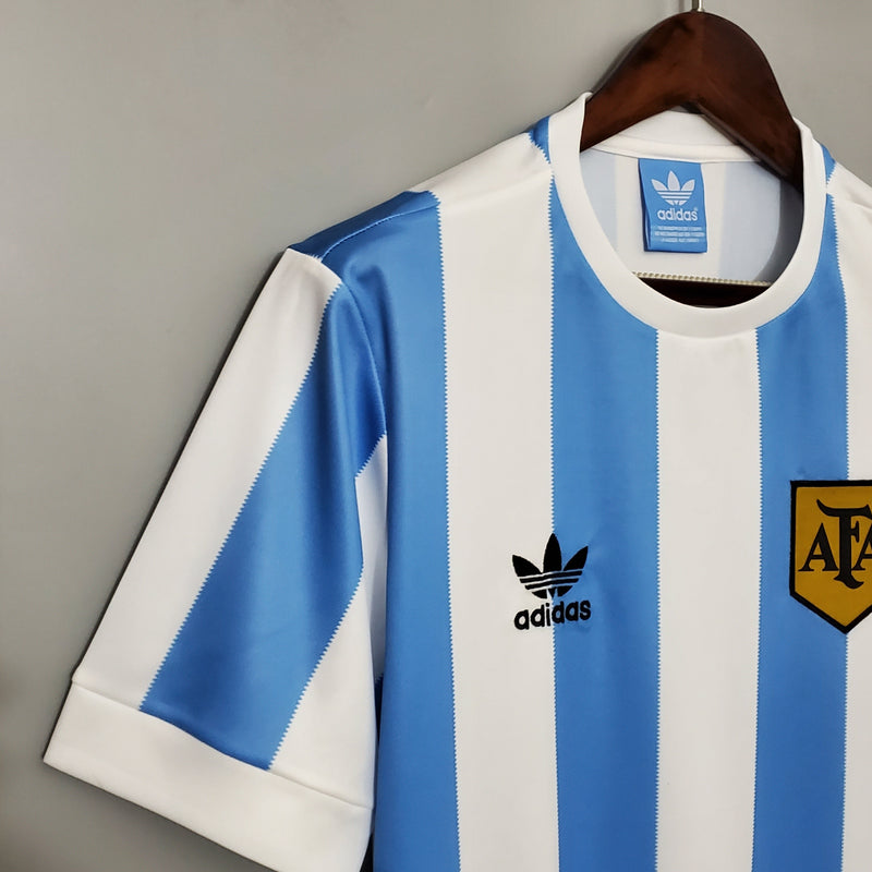 Camisa Argentina Home 1978 - Versão Retro