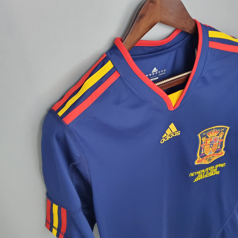 Camisa Espanha Away 2010 - Versão Retro