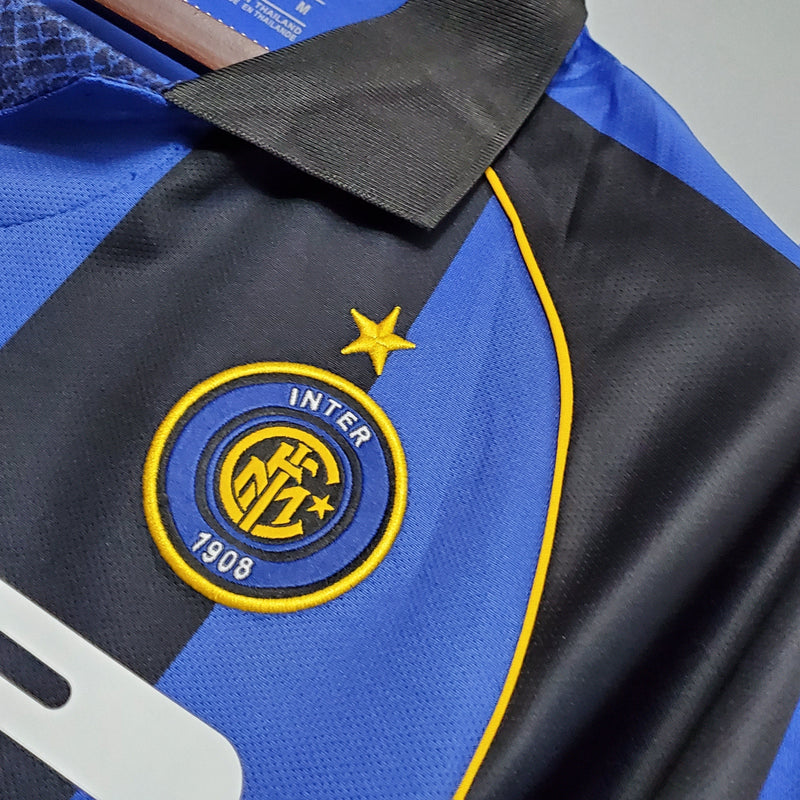 Camisa Inter de Milão Home 01/02 - Versão Retro