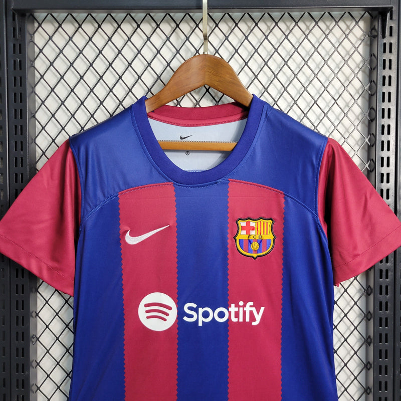 Camisa Barcelona Home 23/24 - Versão Feminina