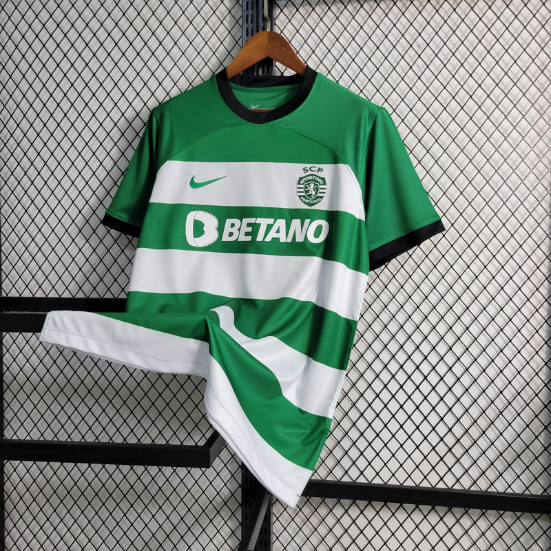 Camisa Sporting Home 23/24 - Versão Torcedor