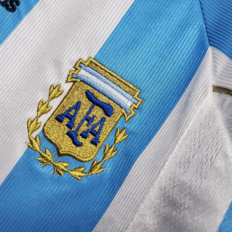 Camisa Argentina Home 1998 - Versão Retro